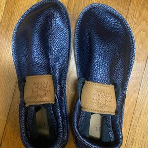 Posh Panda Hampton Mocs. Women’s size 11. Shiny navy blue
